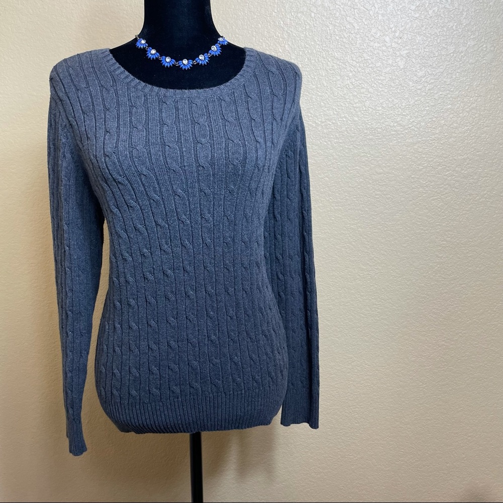 Crew neck Gray Sweater